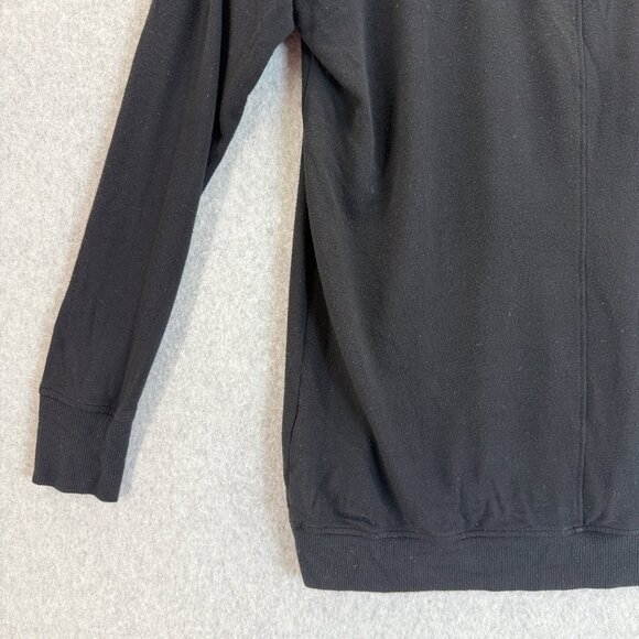 Athleta Womens Black Cross Back Sweater Long Sleeve‎ Shirt Modal Blend Size XXS - Picture 12 of 15